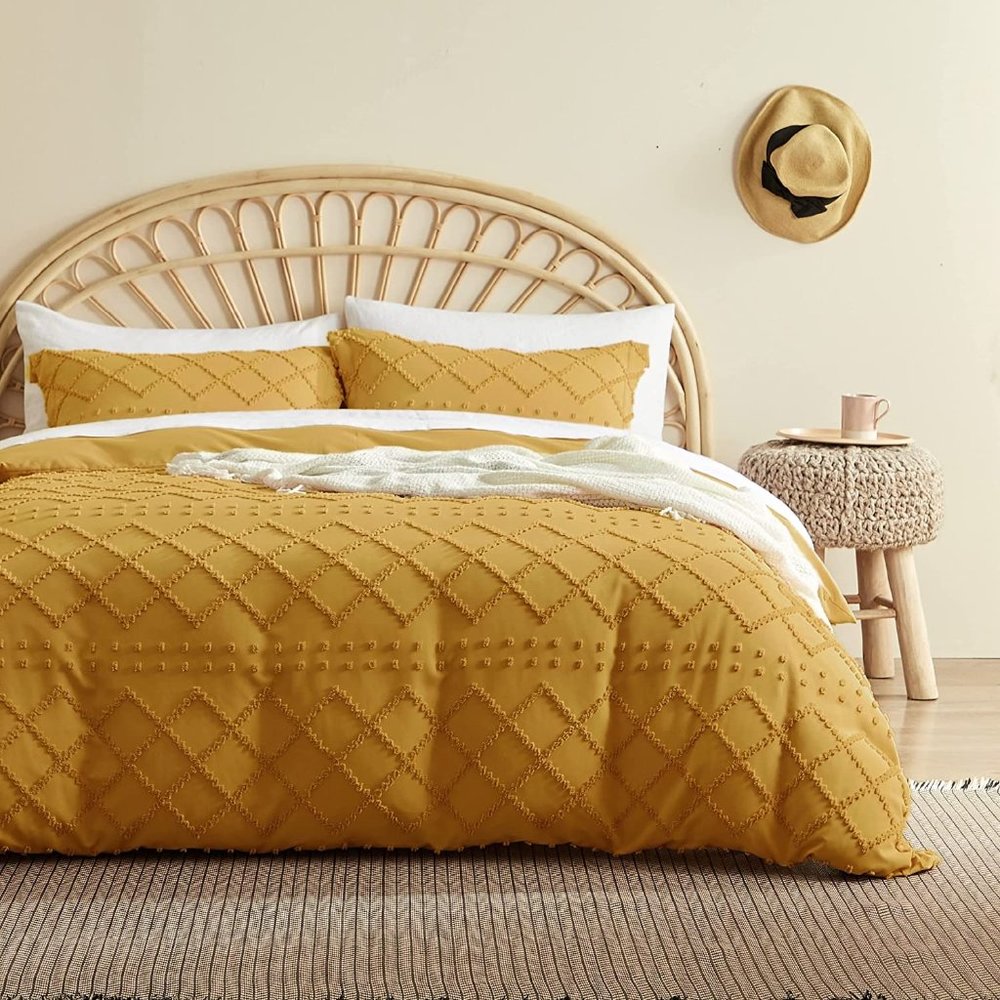 New 3 Pcs Duvet Cover Twin, Queen or King Duvet Cover Set, Boho Beddin… - Picture 12 of 12